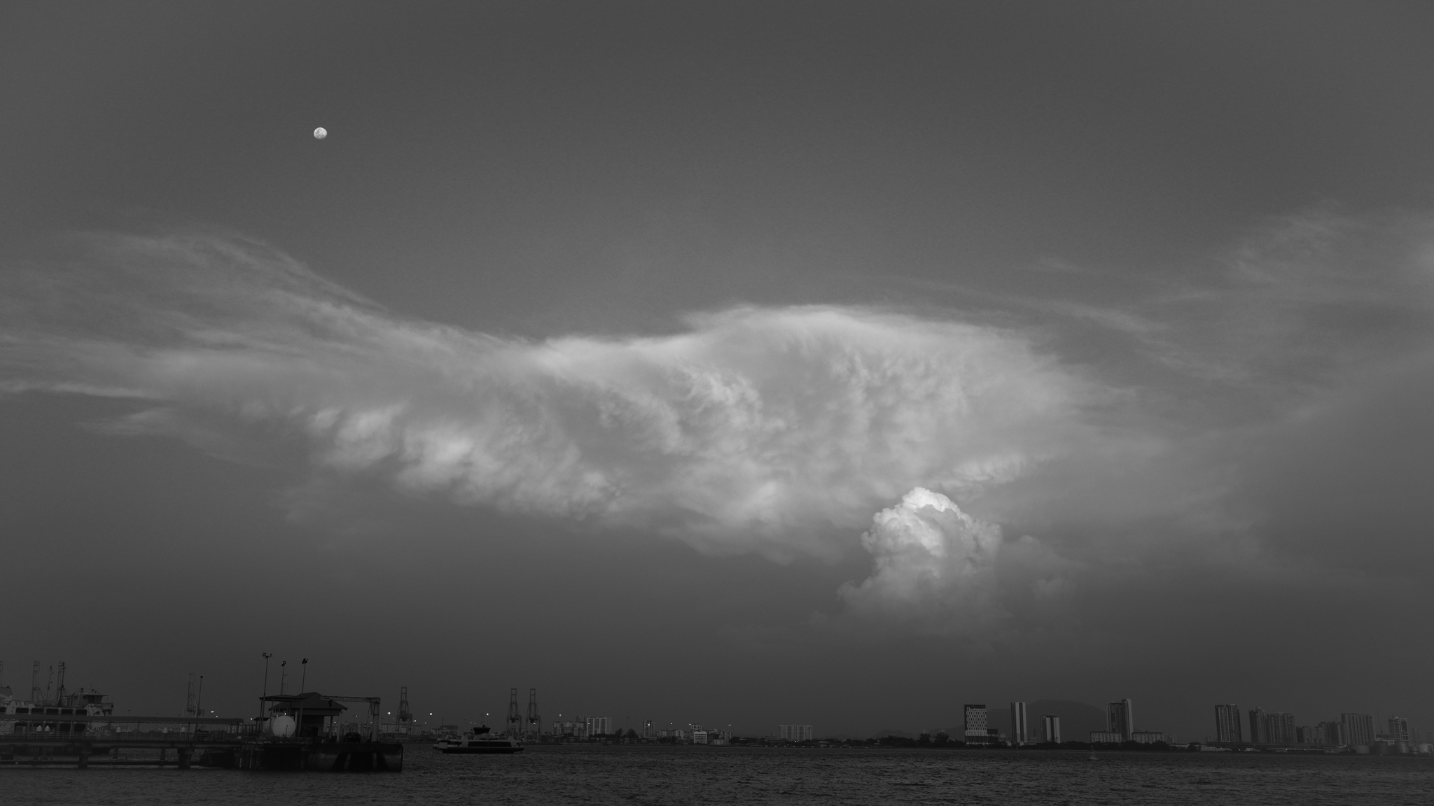 Penang, Malaysia (Inspired by Moonrise Ansel Adams)